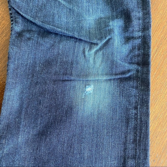 Dearborn Denim Distressed Dark Navy Stretch Jeans Size 31x29 - Picture 11 of 15